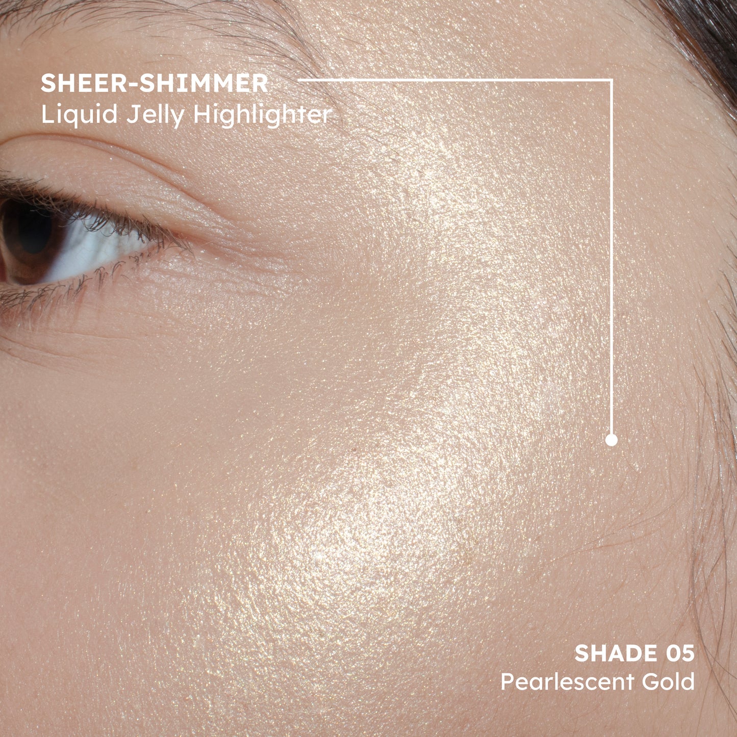 Sheer-Shimmer Liquid Jelly Highlighter